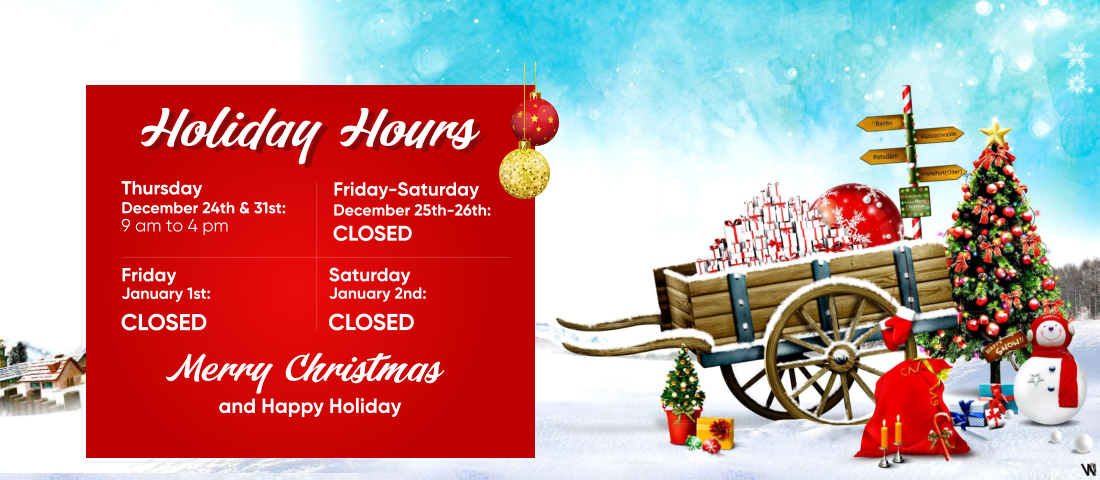 holiday hours schedule